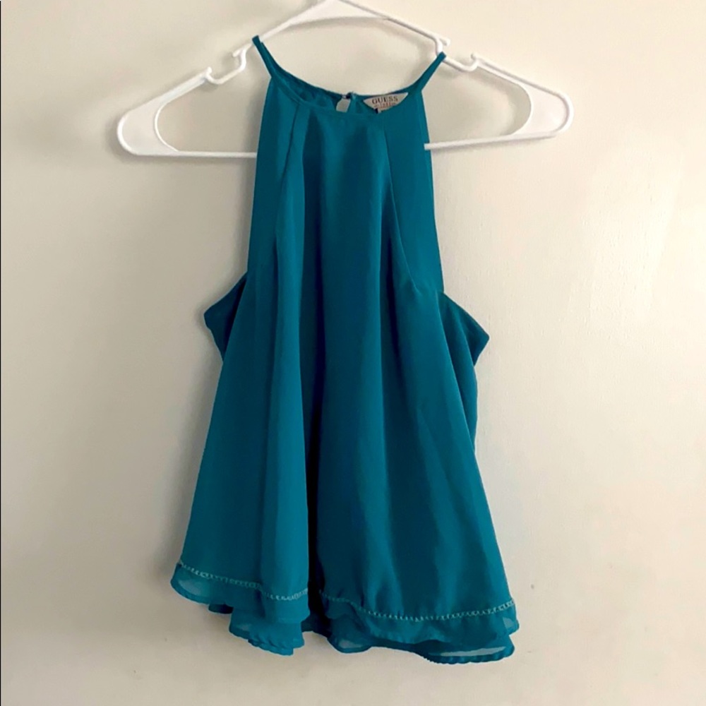 Cute blue tank. GUESS. XS.